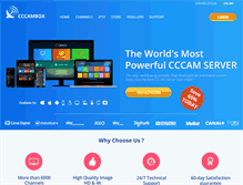 Tablet Screenshot of cccambox.com